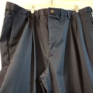 Haggar Black Khaki Classic-Fit Pants